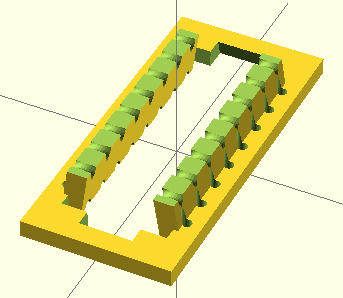 Female side for DeLorean instrument connector