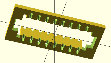 Female side for DeLorean instrument connector