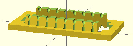 Female side for DeLorean instrument connector