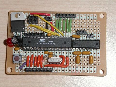 Atmel 168 proto board