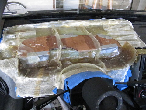 A larger more rigid cast of the dashboard (just add wrinkles!)