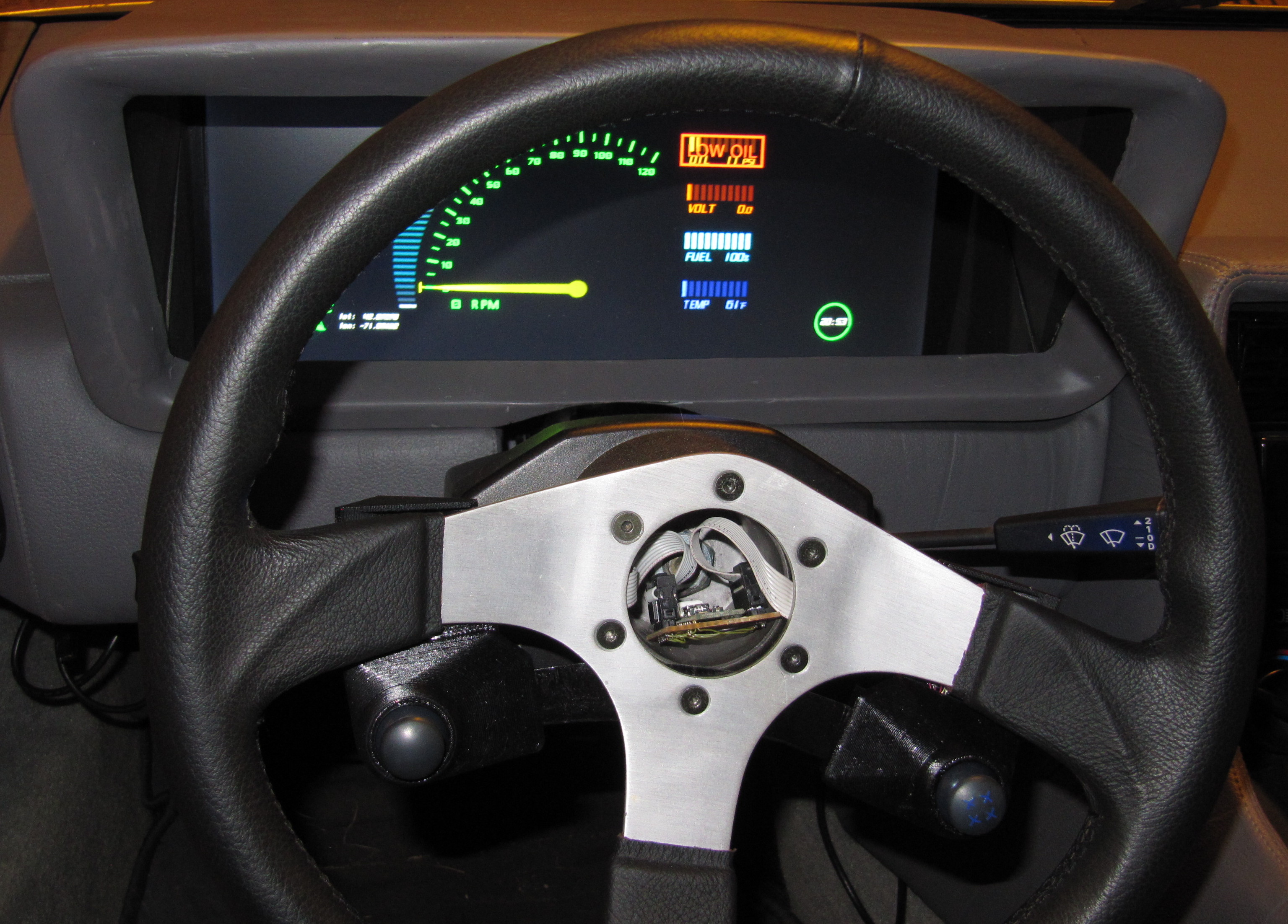 Steering wheel, with analog sticks
