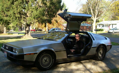 The DeLorean when I first brought it home